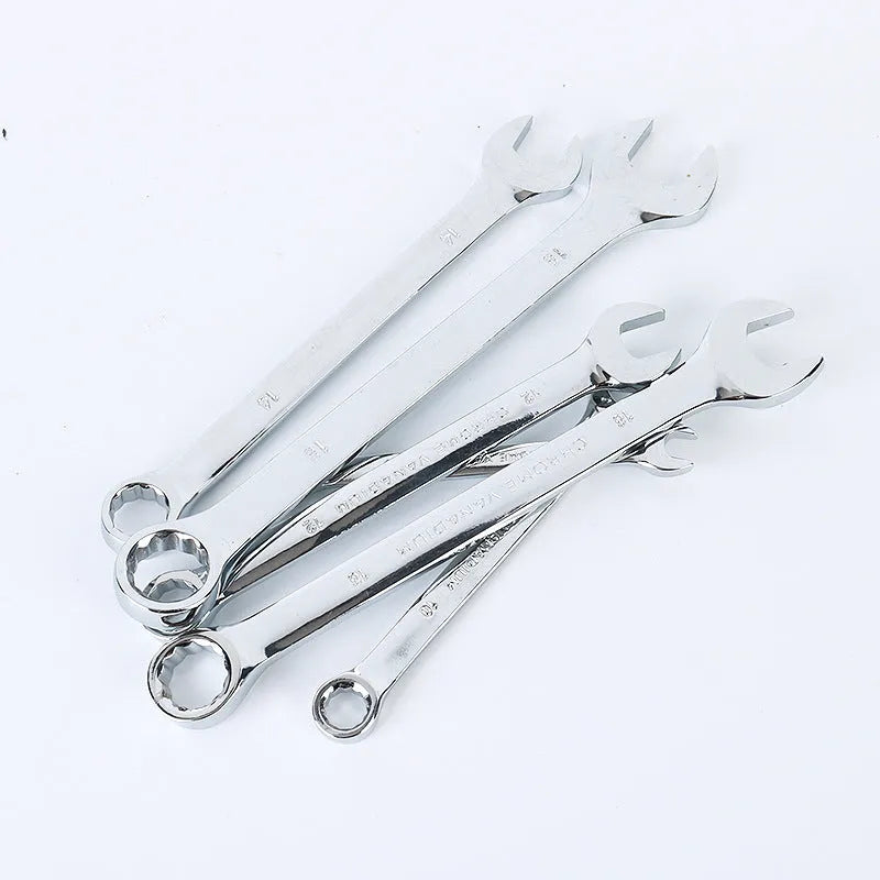 61-piece chrome vanadium steel metric socket and wrench tool set for car repair