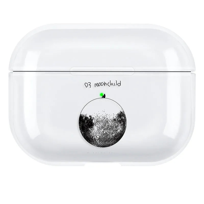 AirPods Pro 3 protective shell case in PC plastic solid colour design