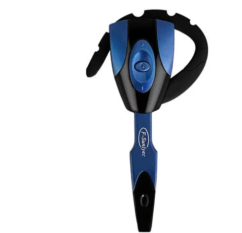 Single earpiece Bluetooth headset in hanging ear design with multiple colour options