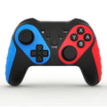 Red and blue wireless Bluetooth gamepad for Nintendo Switch and PC Windows systems