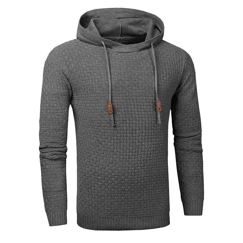 Men's hooded sweatshirt in a cotton and polyester blend available in multiple colours and sizes