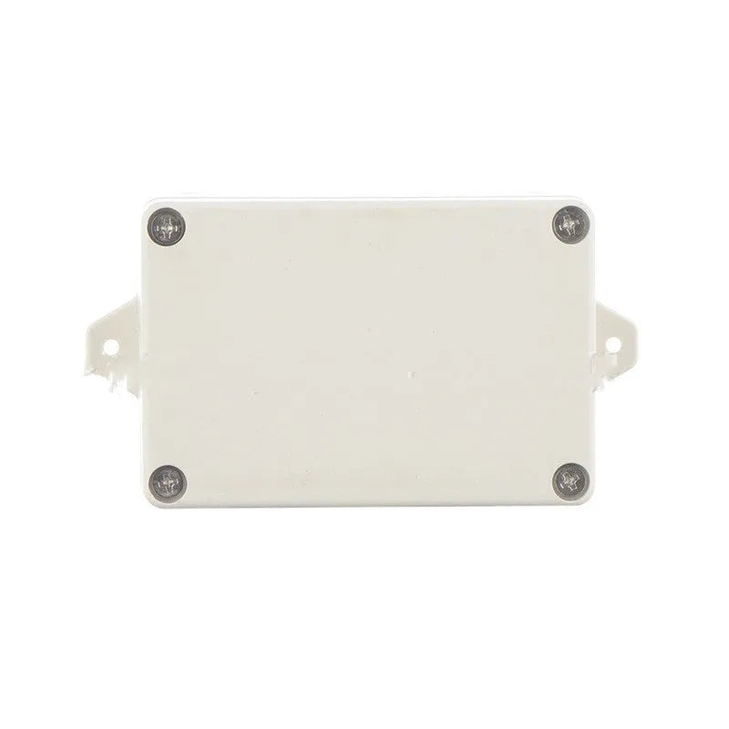 F4B-1 model grey ABS plastic waterproof instrument box, dimensions 100mm by 68mm by 40mm.