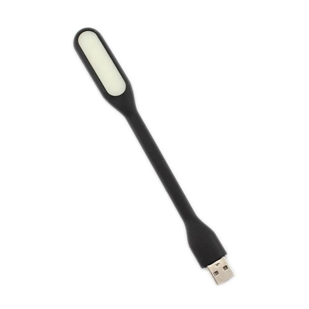 USB LED lamp with six lamp beads, 2W power, rubber body, 175 x 20mm, for laptop keyboard and reading