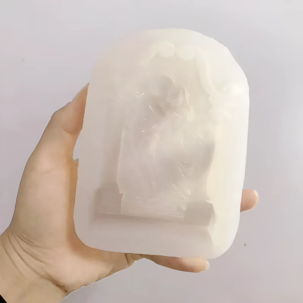 Ancient Greek couple angel silicone baking and craft mold