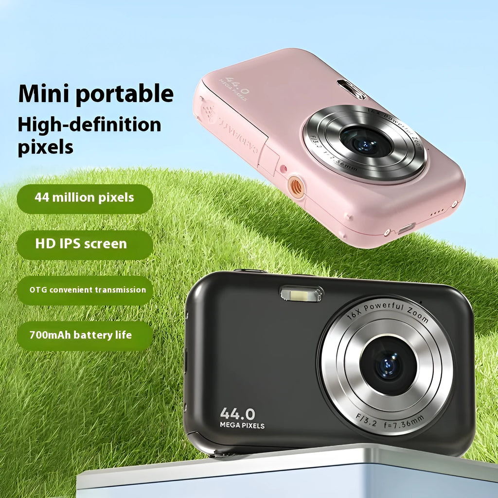 DC406L children's digital camera in black, green, pink, or purple with 2.4-inch screen