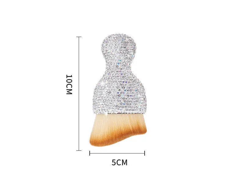 Car interior soft cleaning brush with PVC bristles in white, pink, and black colour options