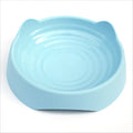 Ceramic dog slow feeder puzzle bowl in blue, green or pink colours for small medium large breed puppies