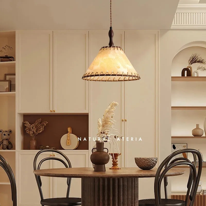 Retro iron chandelier with 1.5m adjustable height for dining room, bedroom or clothing store