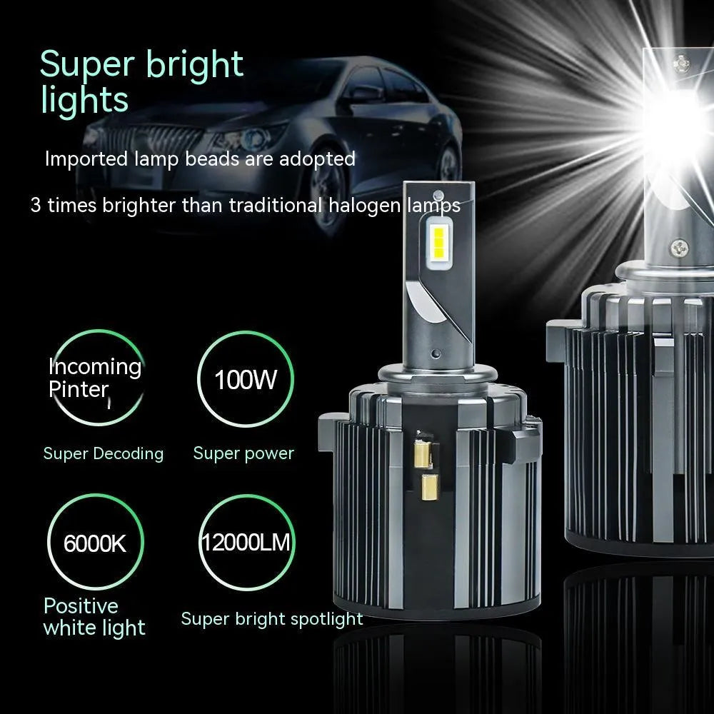 Golf 7 LED headlight bulb with aviation aluminium construction and IP68 rating