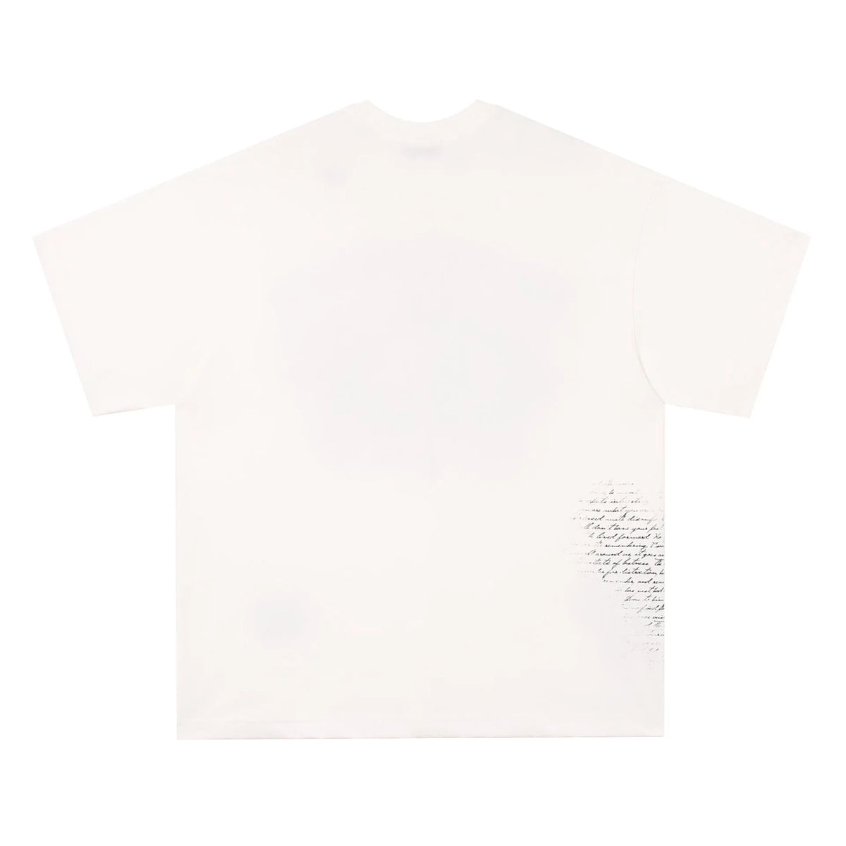American retro hip hop gothic style short sleeve cotton t-shirt with letter print, shown in black and white.