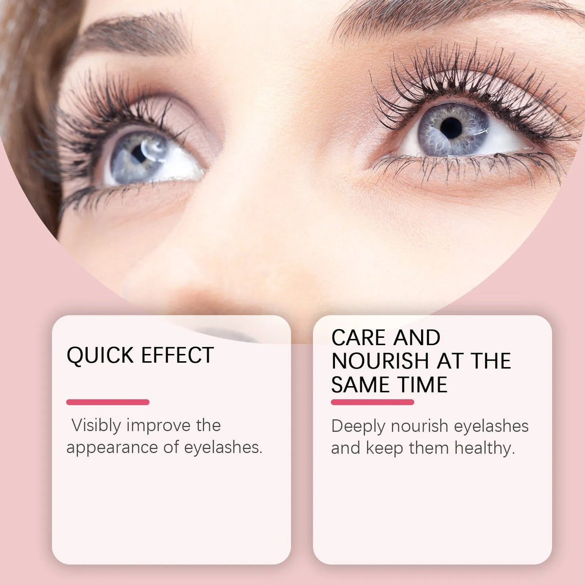 5ml eyelash essence liquid bottle, 1.4 x 1.4 x 8.9cm, natural makeup lash care product