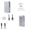 Aluminium alloy external SSD enclosure for M.2 drives with 10Gbps USB 3.2 Gen 2 connectivity