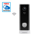 White wall-mounted network camera with 1080p resolution for mobile phone remote monitoring