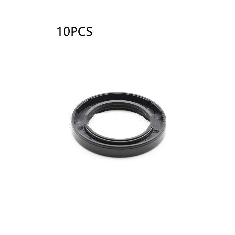 Set of black rubber motorcycle engine oil seals with carbon steel frame in 45x67x8mm size for AG100 body