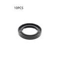 Set of black rubber motorcycle engine oil seals with carbon steel frame in 45x67x8mm size for AG100 body