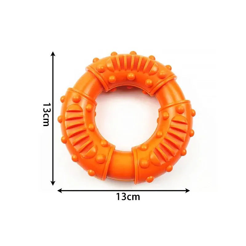 Blue hollow dog fetching stick toy with lightweight floatable design for fetch games