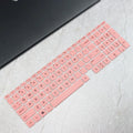 Silicone laptop dust cover for HP 15 fingerprint edition in translucent mint colour