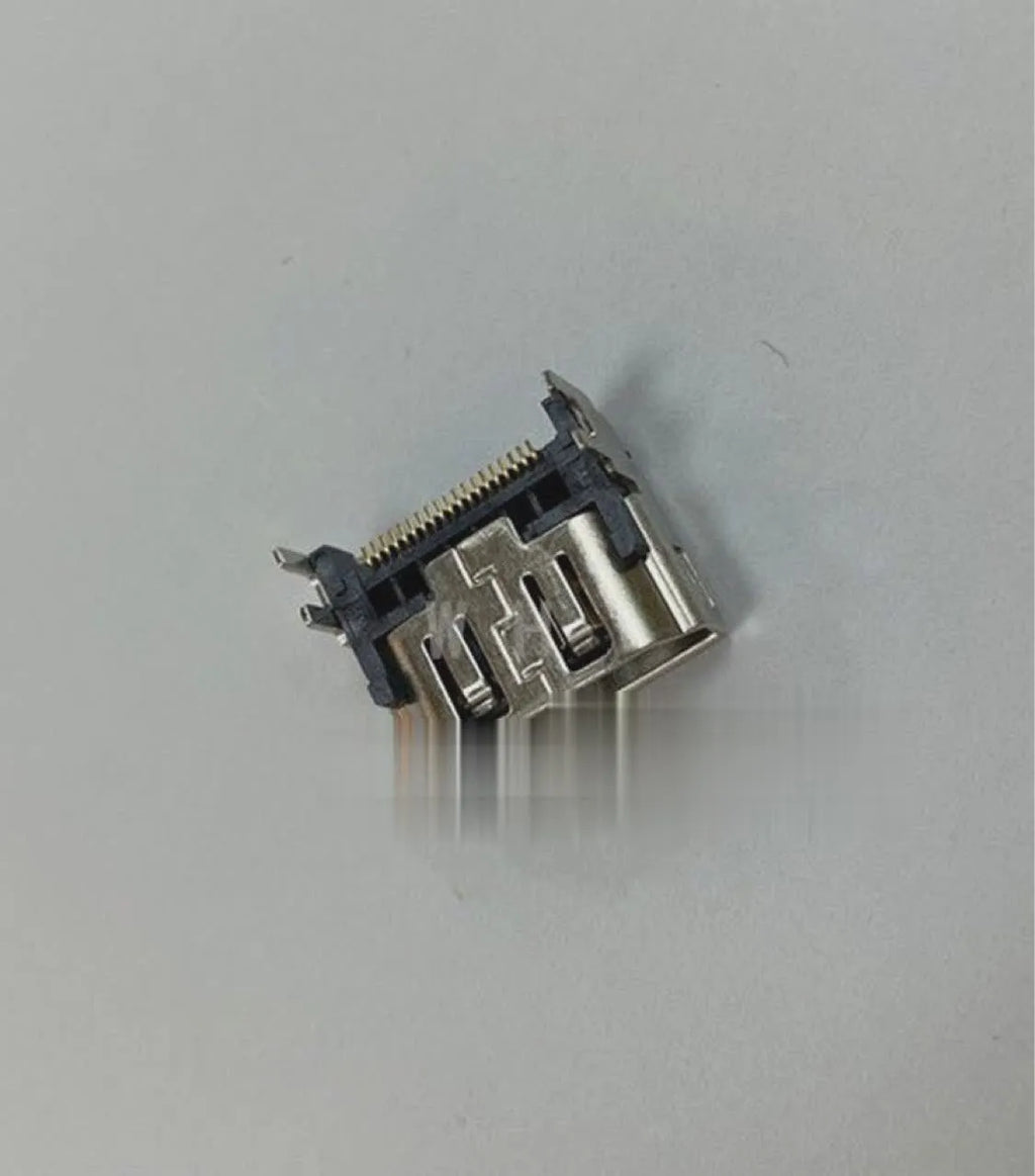 Silver HDMI host socket connector for game console port replacement