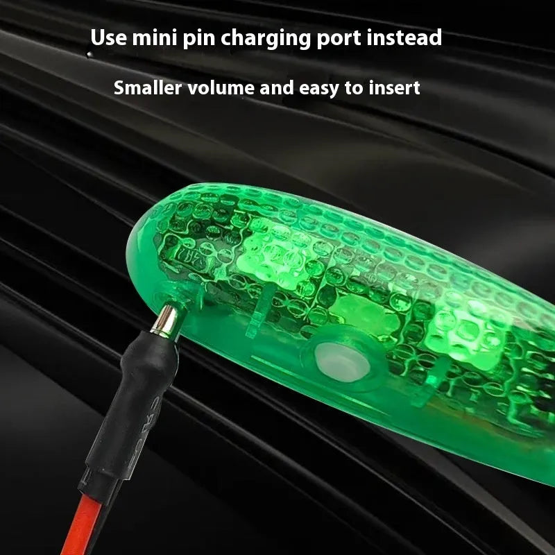 V3 wireless charging waterproof navigation light for model ships and aircraft in green, red, or white colours
