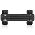 Black neoprene hip training fitness booster stripe band, large 70 cm x 14 cm, single fitness assist belt