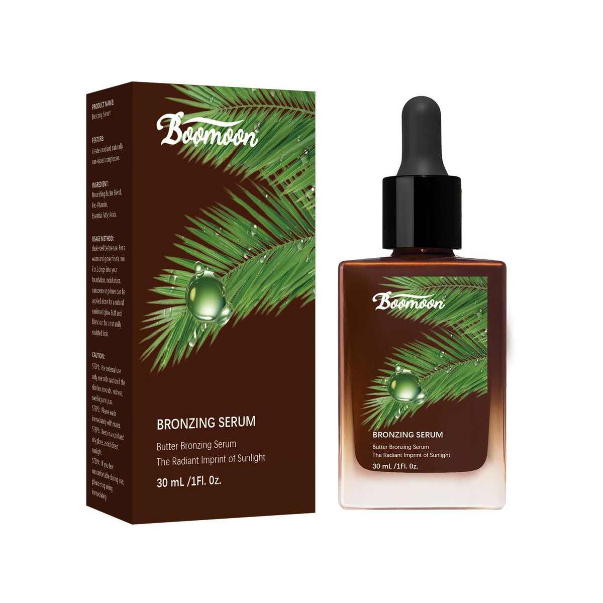 Bronze Black 30ml contact lens care solution bottle measuring 101mm tall