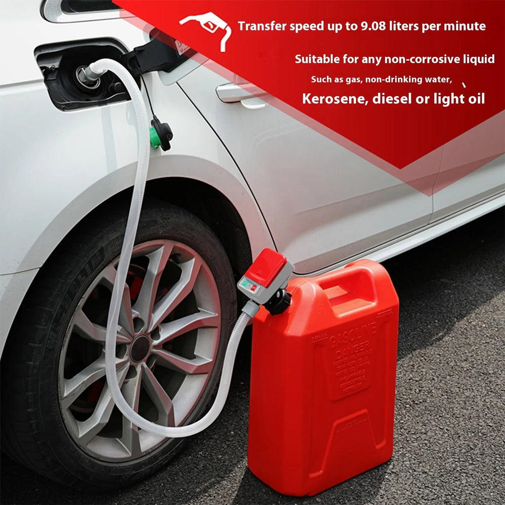 Portable FN901 oil extractor pump for oil, gasoline, urea and water transfer with dry battery operation