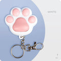 Plastic infrared teaser cat toy keychain with USB charging in black or pink