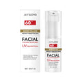 30g tube of lightweight sunscreen with titanium dioxide and hyaluronic acid.