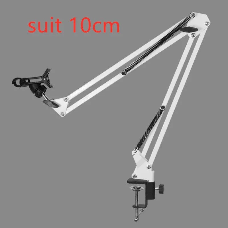 Black and white 10cm desktop phone tablet stand for hands-free viewing
