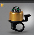 Bicycle Cycling Sport Handlebar Ring Compass Down Horn Bell Built-in Compass ABS Alloy 22mm Handlebar Fit Road Mountain Bike Bell Black Blue Gold Purple Red Silver Colours Available Bicycle Accessories