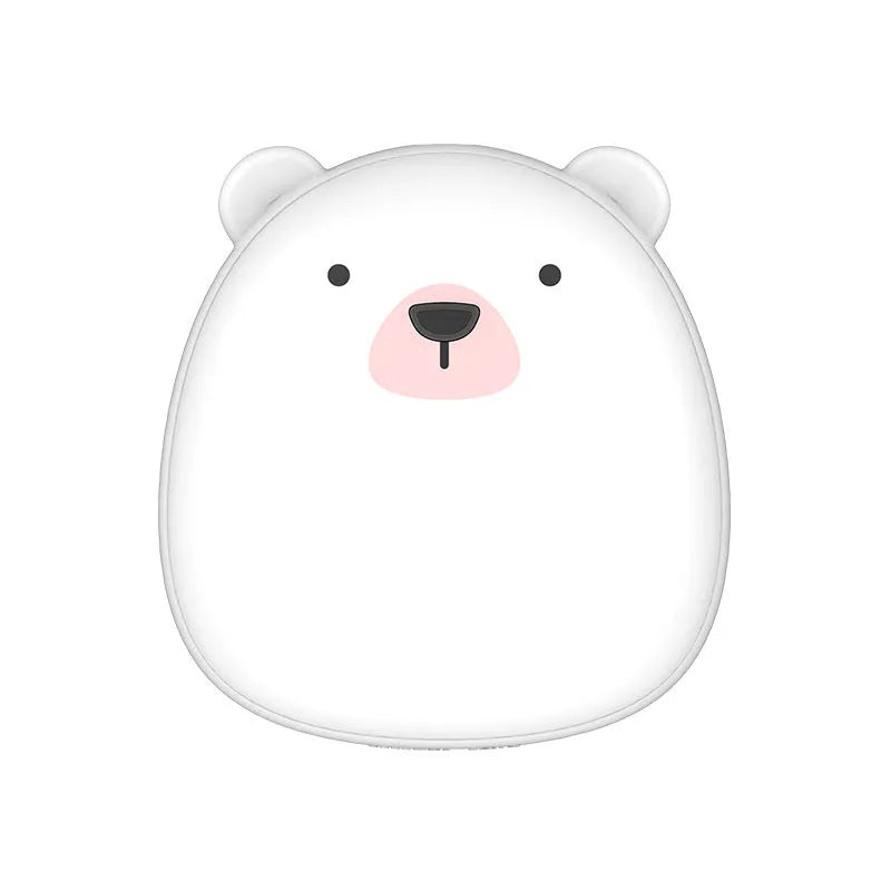 Cartoon penguin polar bear USB rechargeable electric hand warmer with double-side heating