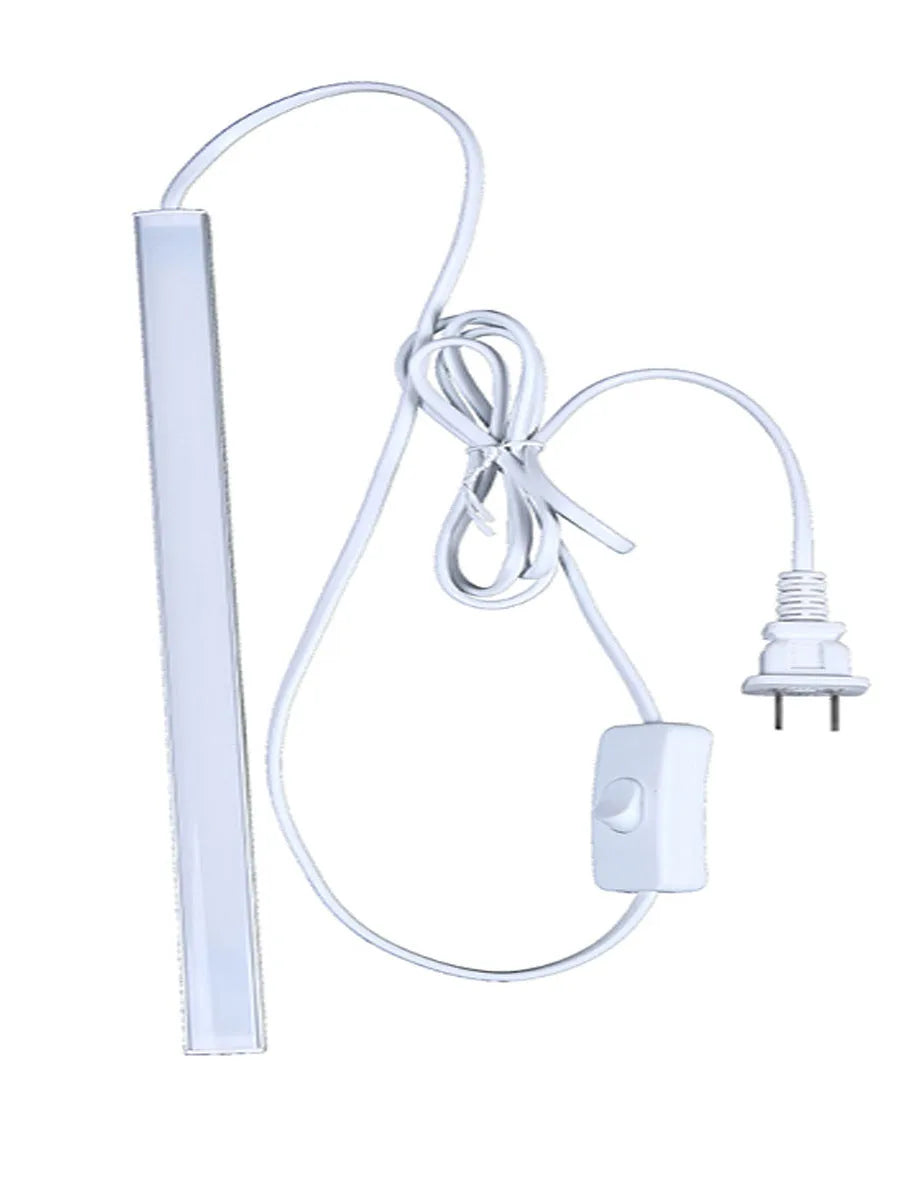 220V LED hard light strip, 18mm wide, 9mm thick, 2835 chip, 12W per metre, PVC opal cover, warm white white yellow.