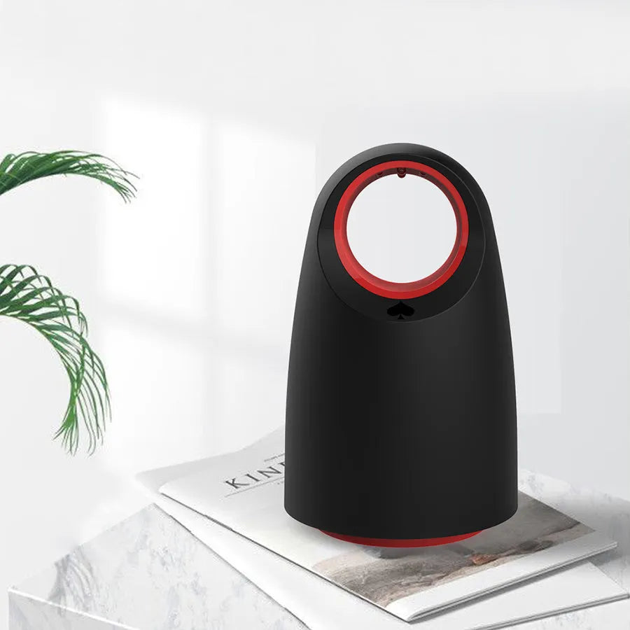 Black or white silent USB mosquito killer with UV light for indoor use.
