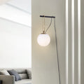 Nordic style glass wall lamp in European modern design with three light colour options