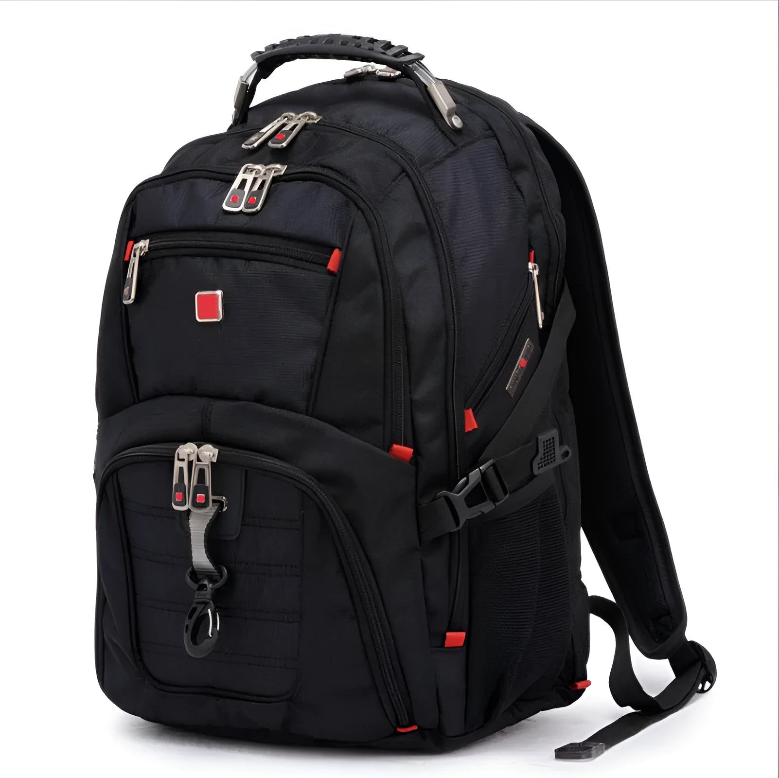 Black 38-litre business computer backpack with dedicated laptop compartment for 12-15 inch notebooks