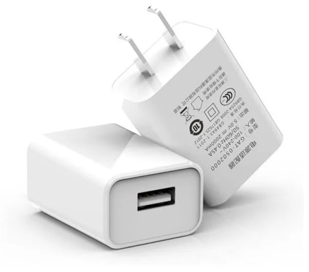 5V1A charging head with 2 m Android USB cable and 60 cm national standard power line