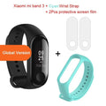 Xiaomi Mi Band 3 fitness tracker smart bracelet with 0.78-inch OLED touch screen and silicone strap, 50m waterproof