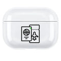 AirPods Pro 3 protective shell case in PC plastic solid colour design
