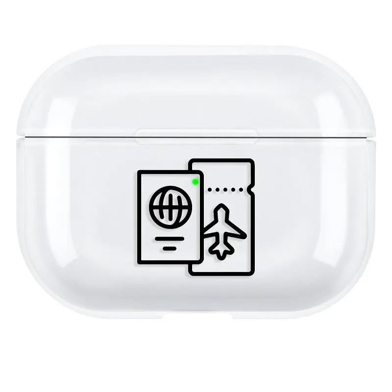 AirPods Pro 3 protective shell case in PC plastic solid colour design