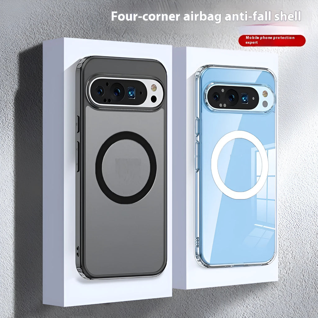 Transparent frosted TPU PC phone case for Google Pixel 7 7A 7 Pro 8 8A 8 Pro 9 9 Pro, back cover with anti-fall function