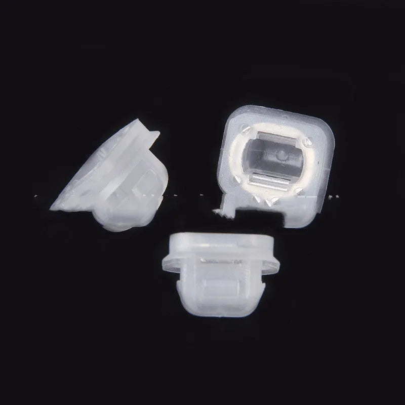 100 transparent plastic metal fastener clips for BMW 5 Series 7 Series E39 E38 interior seat buckle mounting