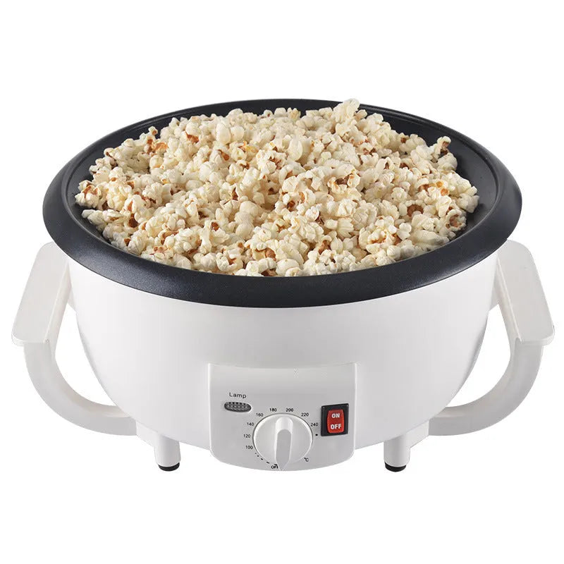 White coffee bean roasting machine with 750g capacity and 1200W power for home use