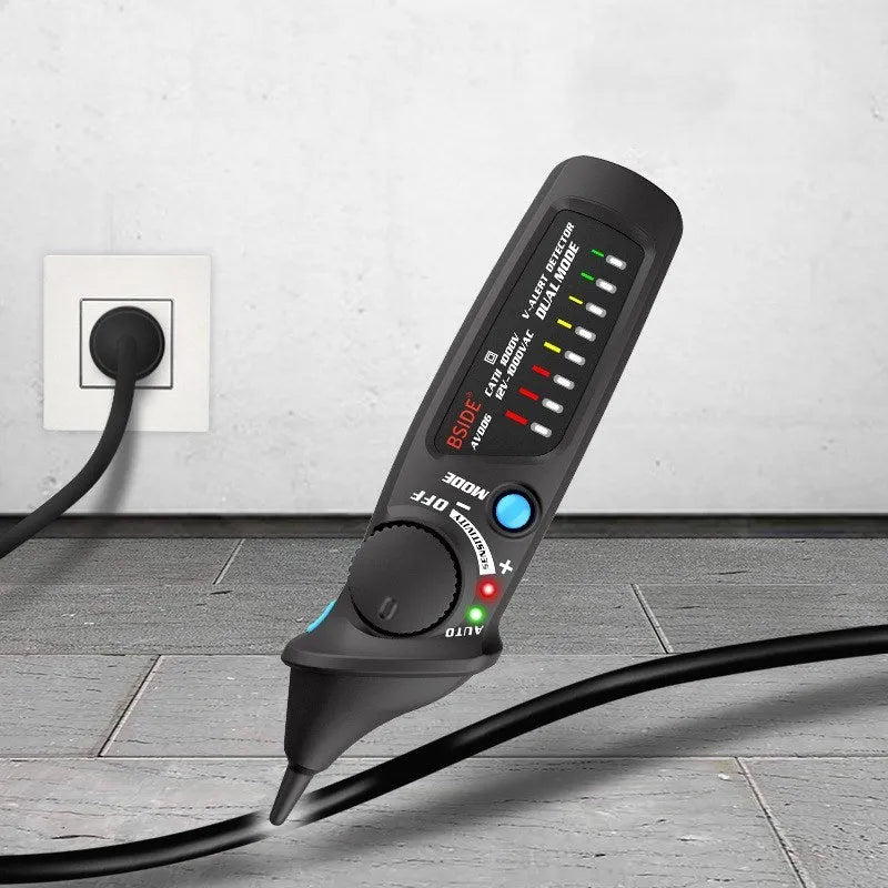 Smart sensor high voltage test pencil with round head tip for 6-36kV electrical safety testing