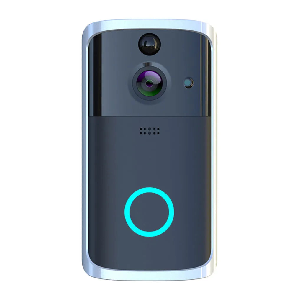 WiFi video doorbell camera, 7.5cm x 3.3cm x 14.4cm, 32GB TF card, PCB, Black or Silver colour option