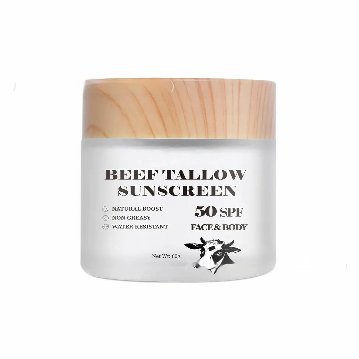 60g tube of beef tallow protective cream for waterproof skin barrier