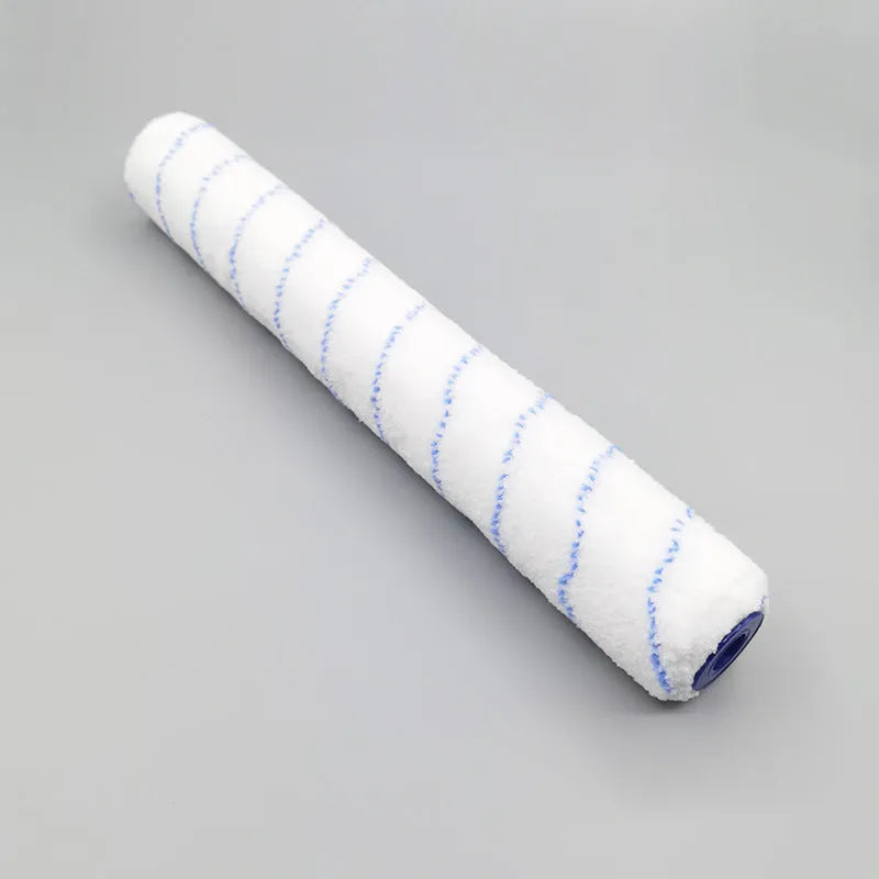 18-inch paint roller kit with short, medium, and long hair brush heads on an engineering plastics handle