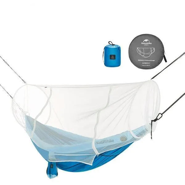 Anti rollover camping double hammock in 201T high fibre nylon, shown in a choice of five colours