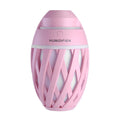 Football humidifier 90 x 90 x 150mm in blue, green, pink, and yellow, made from ABS, PP, and silicone