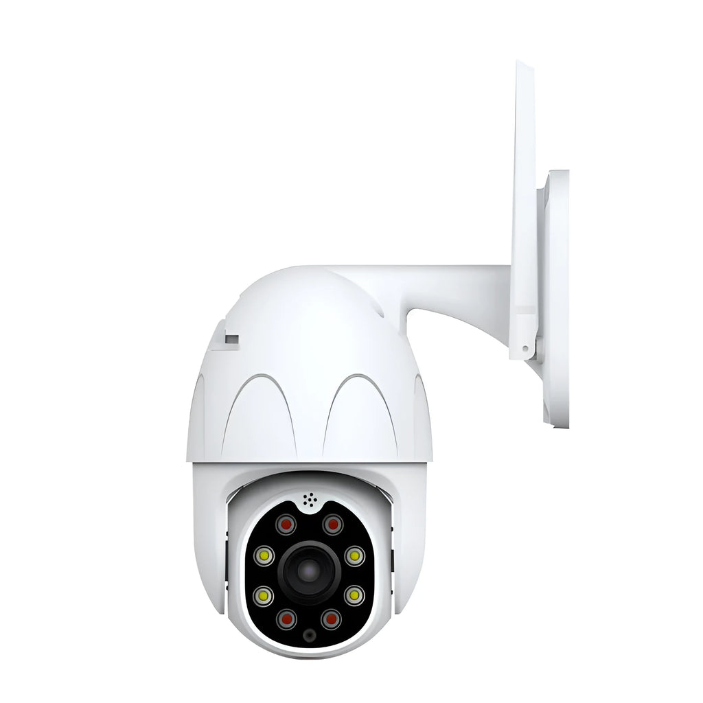 Outdoor Waterproof Graffiti Dome Surveillance Camera ABS Construction 2MP 1080P 6mm Lens 20m IR Distance White UK Plug Style Options Including TF Card Storage Up to 128G for Indoor and Outdoor Use