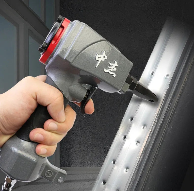 DK30 metal pneumatic hole punch gun for fabric and riveted clothing.